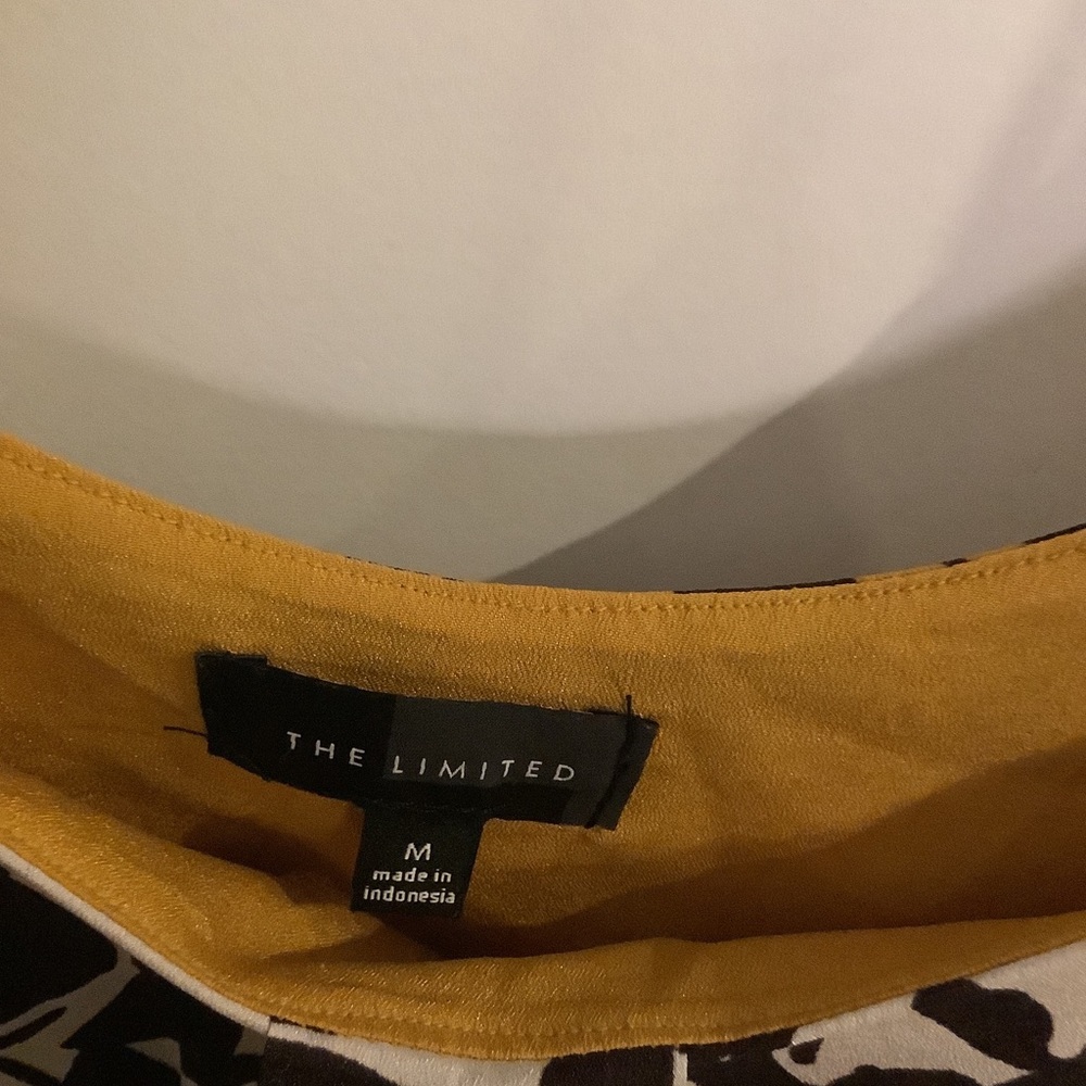 The Limited - Adjustable Spaghetti Strap Blouse - Gold & Purple - Ladies Size M - Picture 3 of 8